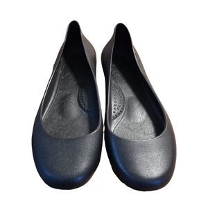 Okabashi Women’s Black Slip-On Rubber Shoes Size 8‎ Made in the United States